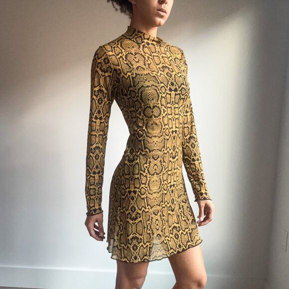 The Ragged Priest Slither Sheer Mini Dress Sz XS - Picture 1 of 6